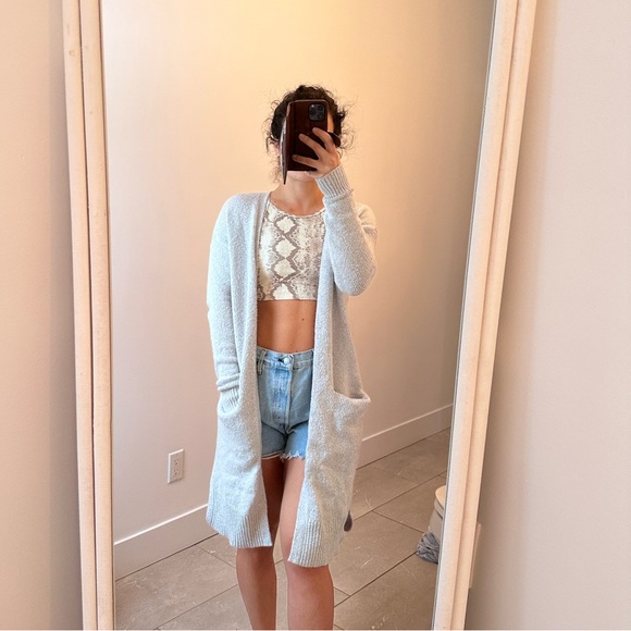 Old Navy grey open cardigan - Picture 2 of 3